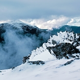 Photo from Carnedd Llewellyn looking to Carnedd Daffyd, Carnedd Dafydd