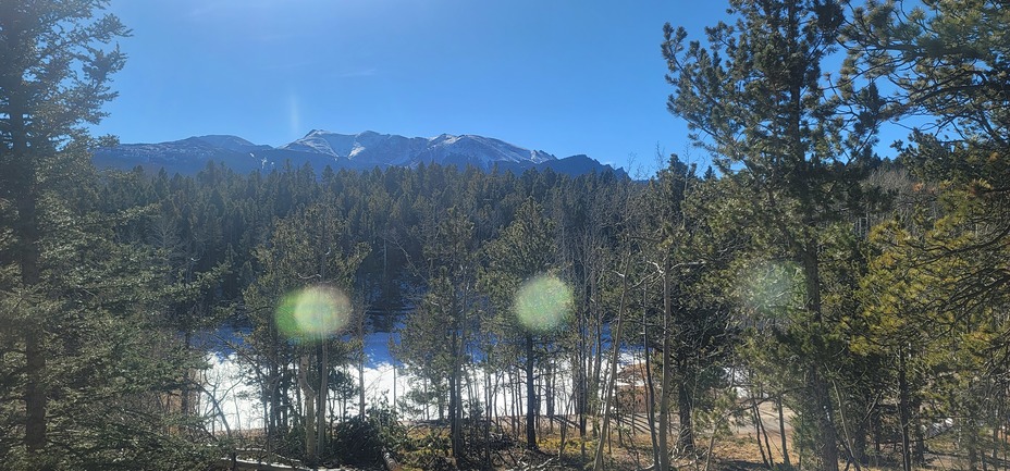 Mid day pic from my office, Pikes Peak