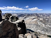 Summit view looking west to sequoia NP, Middle Palisade photo