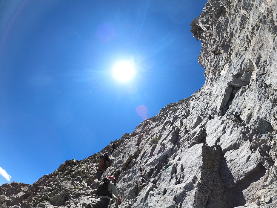 The class 3 chute, Middle Palisade