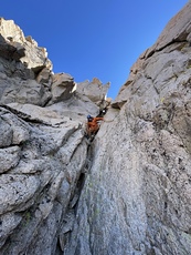 class 3 chimney, Mount Williamson photo