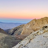 Sunset plumage with a Williamson backdrop, Mount Williamson