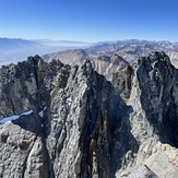The dramatic twin summits, Split Mountain
