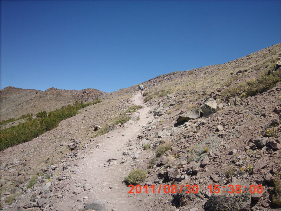 Trail to summit, Mount Rose