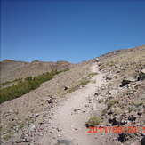 Trail to summit, Mount Rose