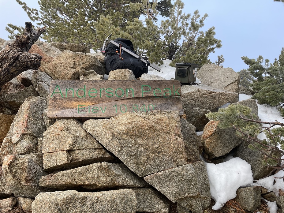 December Peak, Anderson Peak (San Bernardino Mountains)