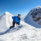 on the western peak of Kazbek, Kazbek or Kasbek