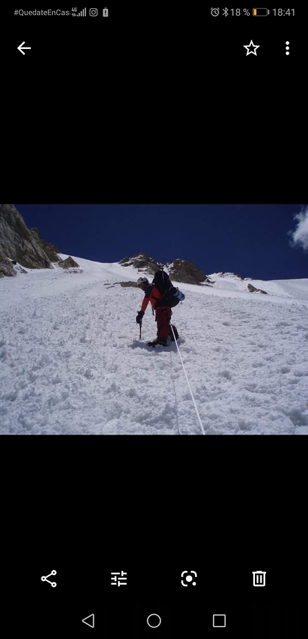 Subiendo al camp 1, Broad Peak