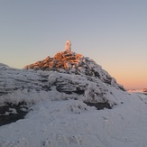 A golden glow over Dartmoor's Mountain, High Willhays