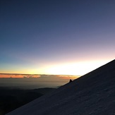 Sunrise on the north face, Pico de Orizaba