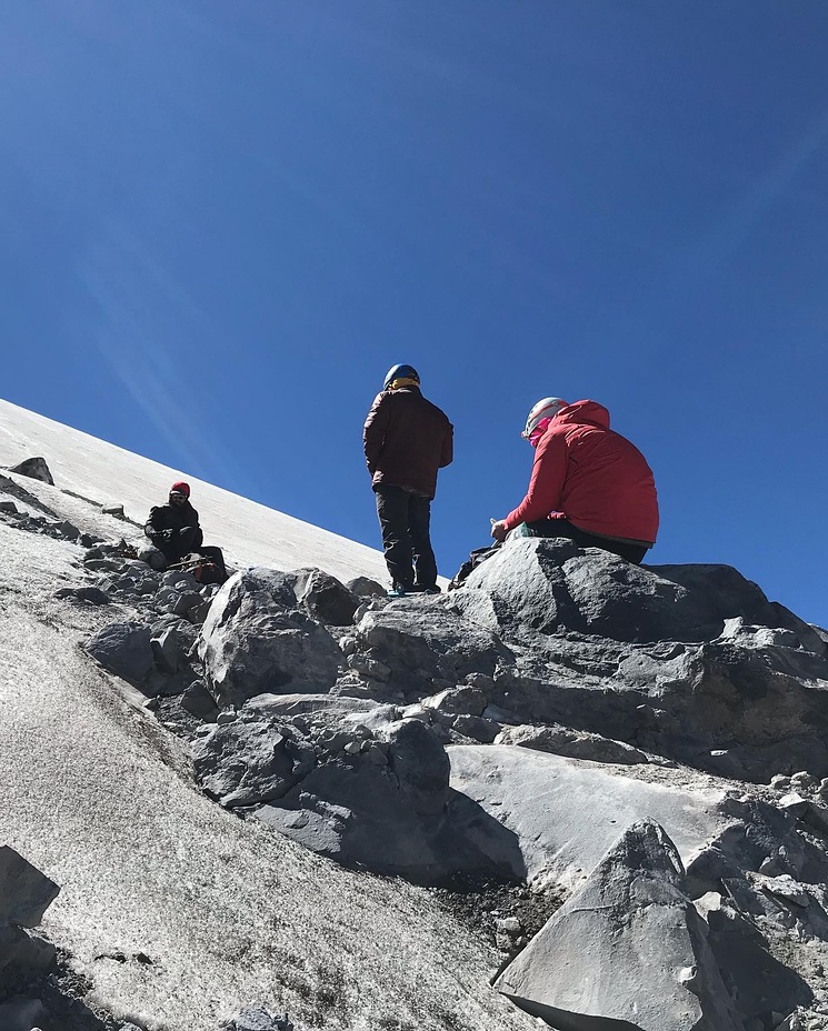 Taking a break, Pico de Orizaba