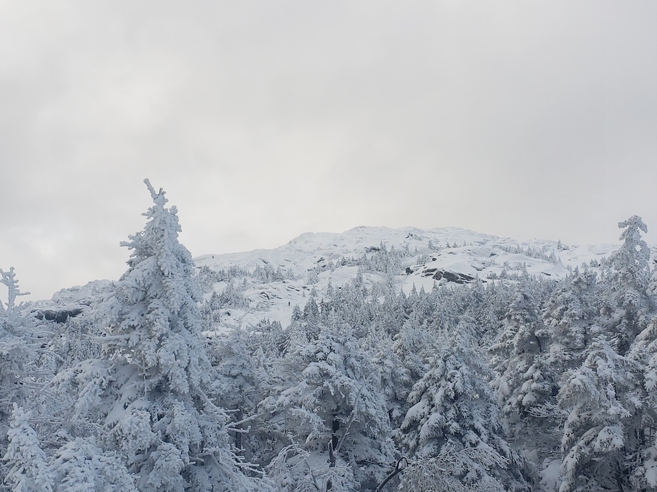 Winters back, Mount Monadnock