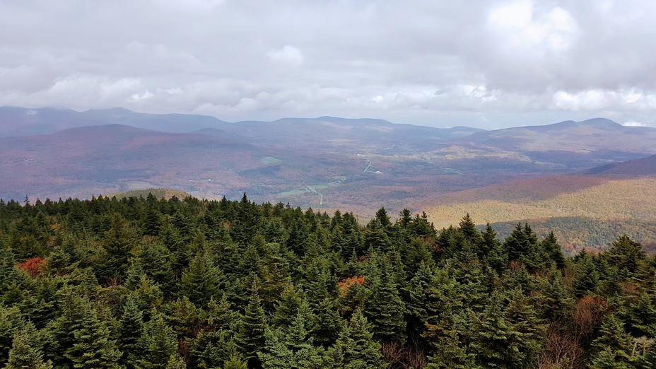 View from the fire tower, Hunter Mountain (New York)