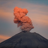 Popocatépetl al amanecer, Popocatepetl