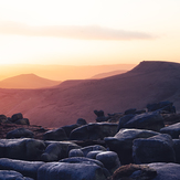 Swine's Back and South Head from Woolpacks, Kinder Scout