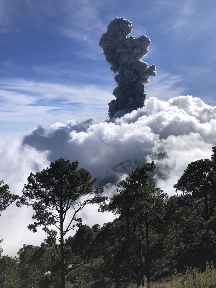 Fuego dec 31,2023, Acatenango or Fuego