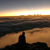 Sunrise from the summit of Peak Margherita, Mount Stanley or Margherita