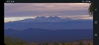 Snow on Four Peaks  photo