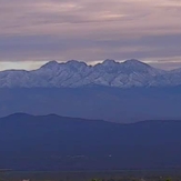 Snow on Four Peaks 