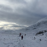 Llyn y Foel in the snow, Moel Siabod