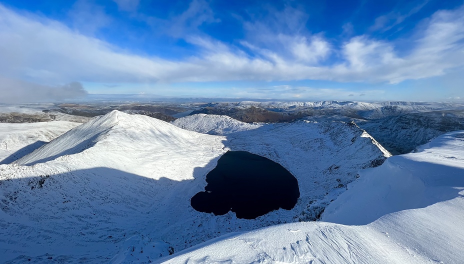 Red tarn from Helvellyn 