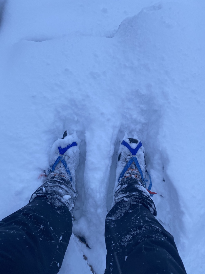 Crampons are perfect for this weather, Carrauntoohil