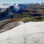 Southwestern ridge below fort, Caherconree