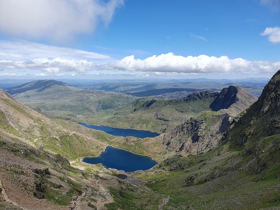 Views for miles, Snowdon