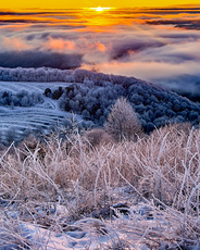 Subzero Sunrise, Max Patch photo