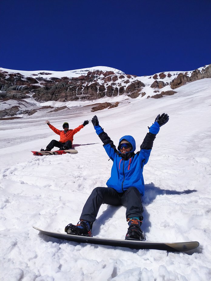 Snowboard in Chimborazo 