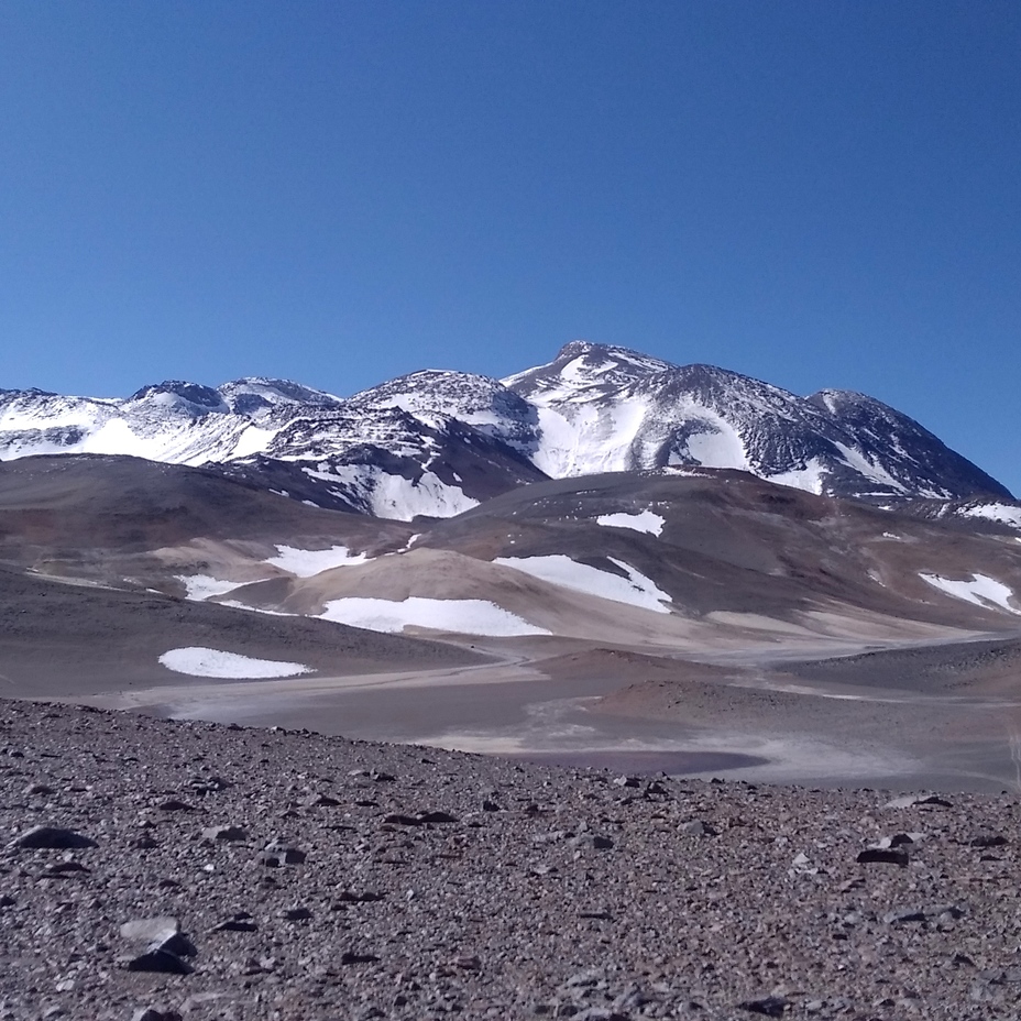 Cara Argentina del Vn. Ojos del Salado, Nevados Ojos del Salado