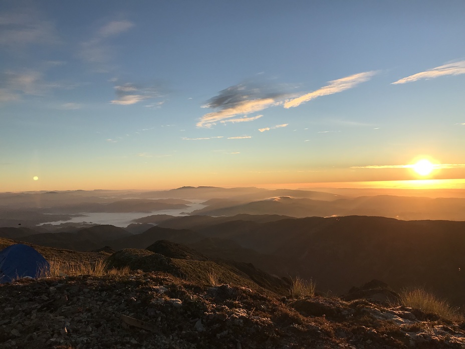 View in the morning, Kaweka J