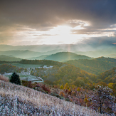 Max Patch Winter Snow