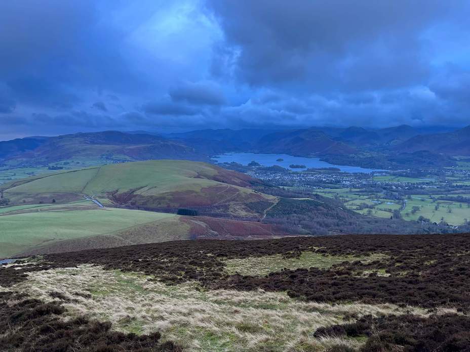 Moody skies, Skiddaw