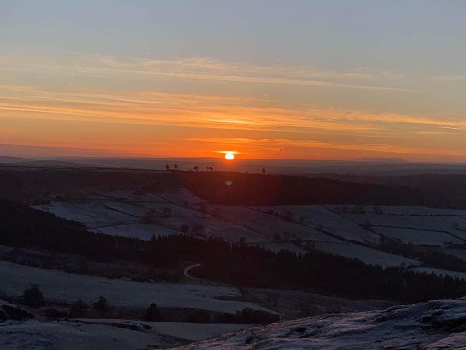 Sunrise, Roseberry Topping