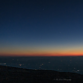 Jupiter and Venus over the Vale of Clwyd, Moel Famau