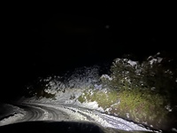 Snow climbing the mountain, Loma Prieta photo