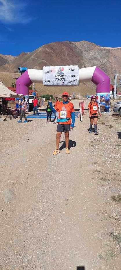 Trail las leñas 2023 Salvador Manuel  Martinez 55 años 