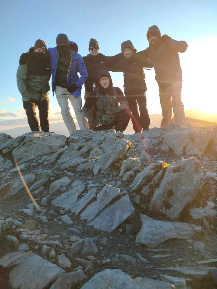 The lads at the top!, Blencathra