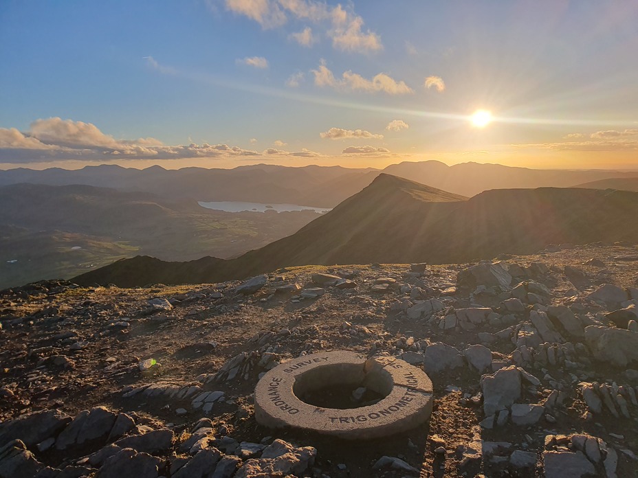 Just before sunset, Blencathra