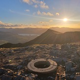 Just before sunset, Blencathra