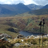 Llyn Cowlyd from Creigiau Gleision