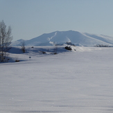 Unabetsu from the west., Mount Unabetsu