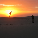 Sunset At Summit Of Cerro Blanco Sand Dune