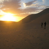 Sunset Walk At Cerro Blanco Dune Sunset, Cerro blanco/sand dune