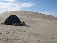 Camping At Cerro Blanco Dune, Cerro blanco/sand dune photo