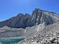 The imposing East Face from the Williamson Bowl, Mount Tyndall photo