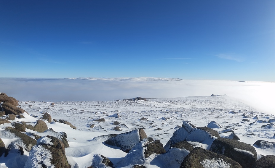 The view South from the Summit of Bynack More