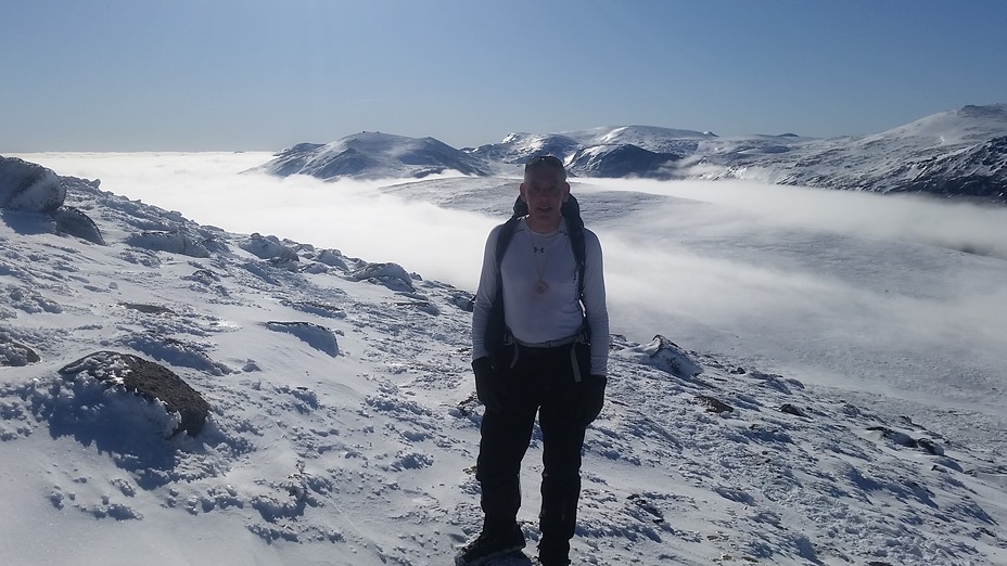 BuzyG Enjoying the view, Bynack More