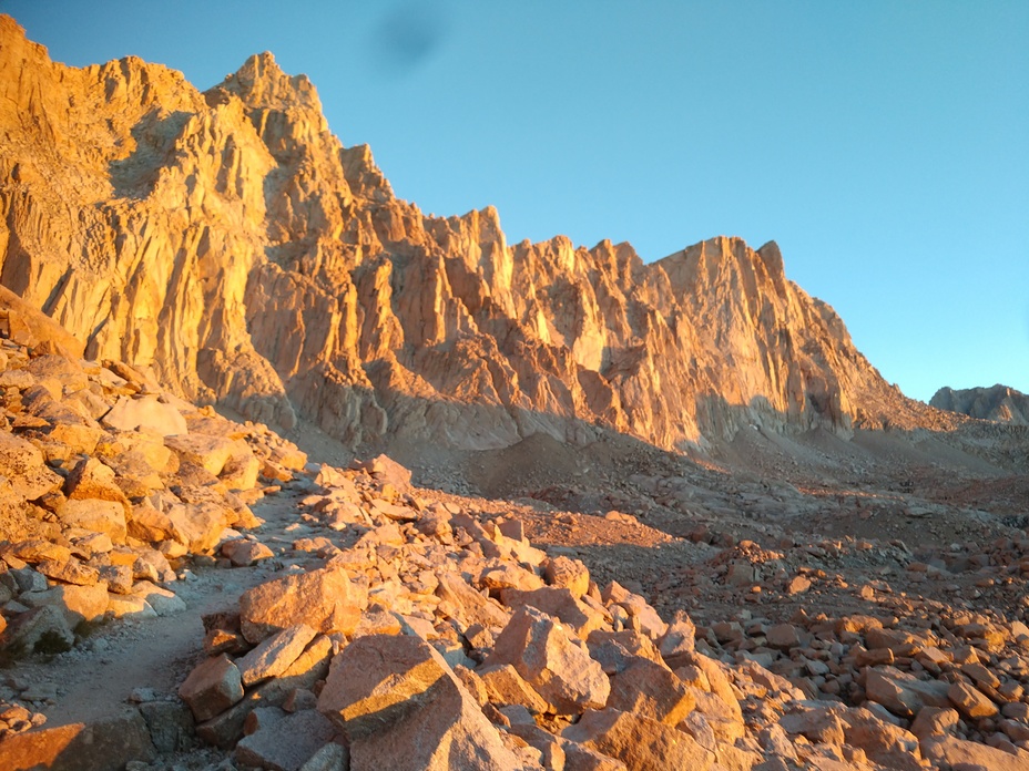 Sunrise on Whitney, Mount Whitney